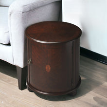 Load image into Gallery viewer, Round End Table - Dark Brown