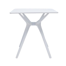 Load image into Gallery viewer, 28" White Heavy Duty Plastic Trestle Base Dining Table