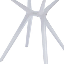 Load image into Gallery viewer, 28" White Heavy Duty Plastic Trestle Base Dining Table