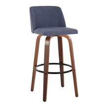 Load image into Gallery viewer, Toriano - Mid Century Modern Fixed Height Barstool Swivel And Round Footrest (Set of 2)