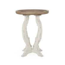 Load image into Gallery viewer, French Country Style Accent Table With Hourglass Design