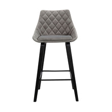 Load image into Gallery viewer, 26" Iron Counter Height Bar Chair - Gray And Black