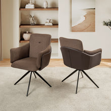 Load image into Gallery viewer, Swivel Home Office Desk Chairs With Arm (Set of 2)