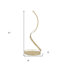 Load image into Gallery viewer, 31" Gold Novelty Desk Lamp