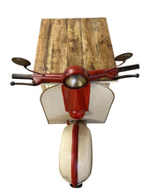 Load image into Gallery viewer, Rustic Scooter Cabinet - Red / White
