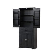 Load image into Gallery viewer, Bathroom Storage Cabinet With Doors And Drawer, Adjustable Shelf