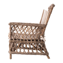 Load image into Gallery viewer, Cross Back Dining Arm Chairs (Set of 2) - Natural
