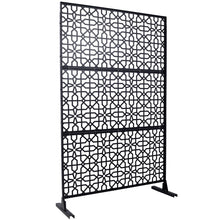 Load image into Gallery viewer, Outdoor & Indoor Metal Freestanding Decorative Privacy Screen