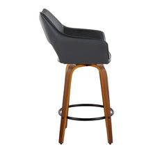 Load image into Gallery viewer, Mustang - Contemporary Fixed Height Counter Stool With Swivel With Round Footrest (Set of 2)