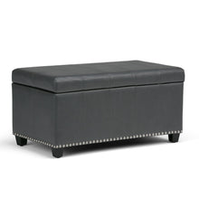 Load image into Gallery viewer, Amelia - Transitional Storage Ottoman Bench