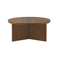 Load image into Gallery viewer, Round Coffee Table With Solid Veneer Top