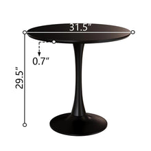 Load image into Gallery viewer, Mid Century Modern Round Dining Table With Top & Pedestal Base
