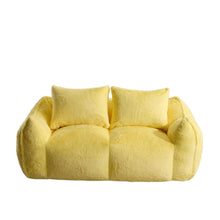 Load image into Gallery viewer, Giant Bean Bag Couch, Ultra Soft Fluffy Loveseat For Living Room