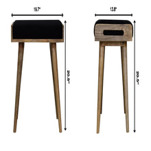 Load image into Gallery viewer, Tray Style Footstool - Black
