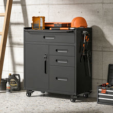 Load image into Gallery viewer, Rolling Tool Cabinet Heavy Duty Garage Storage With Lockable Doors