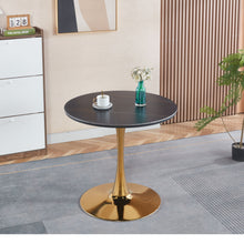 Load image into Gallery viewer, Mid-Century Tulip Table With Round Top, Pedestal Base