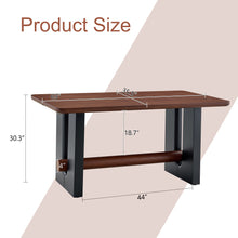 Load image into Gallery viewer, Compact Dining Table - Walnut / Black