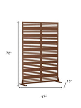 Load image into Gallery viewer, Three Panel Screen Room Divider (720121) - Brown