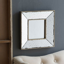 Load image into Gallery viewer, Distressed Accent Mirror, Traditional Style Framed Wall Mirror For Living Room