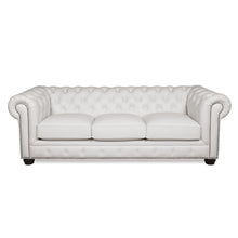 Load image into Gallery viewer, Traditional Tufted Chesterfield Nailhead Sofa