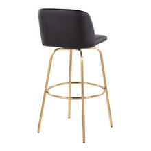 Load image into Gallery viewer, Toriano - Contemporary Fixed Height Barstool With Swivel And Round Footrest (Set of 2)