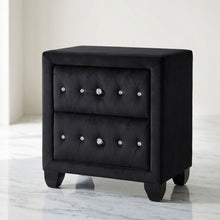Load image into Gallery viewer, Sophia - 2 Drawer Upholstered Nightstand