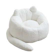 Load image into Gallery viewer, Cat Shaped Bean Bag Sofa With Long Tail