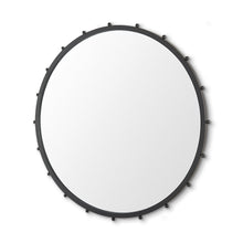 Load image into Gallery viewer, 44" Round Metal Framed Accent Mirror - Black