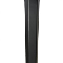 Load image into Gallery viewer, 63" Dark Brown and Black Wood and Steel Dining Table