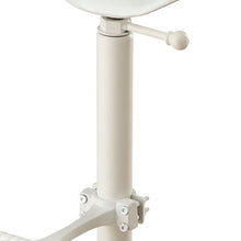 Load image into Gallery viewer, Backless Adjustable Height Bar Chair With Footrest 23" - White