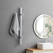 Load image into Gallery viewer, Vertical Eight Hook Coat Rack Wall Mount