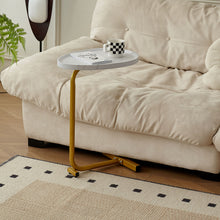 Load image into Gallery viewer, C-Shaped Side Table, Small Sofa Table For Cough, Bedroom
