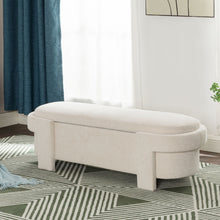 Load image into Gallery viewer, Versatile Storage Ottoman Bench, Spacious & Durable - Beige