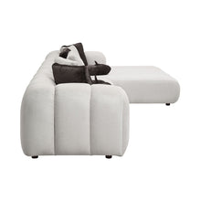 Load image into Gallery viewer, Manilla - Sectional Sofa With 8 Pillows - Ivory White