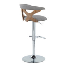 Load image into Gallery viewer, Gardenia - Contemporary Adjustable Barstool With Swivel / Rounded T Footrest (Set of 2)