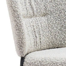 Load image into Gallery viewer, Fabric Upholstered Dining Side Chairs (Set of 2) - Gray / Black