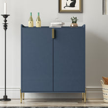 Load image into Gallery viewer, Wine Bar Cabinet With Adjustable Shelf, 2 Door Sideboard With Soft-Closing Hinges And Feet