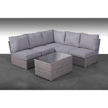 Load image into Gallery viewer, Comfortable Modern Patio Rattan Sectional Set With Cushions