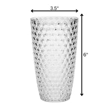 Load image into Gallery viewer, Leading Ware Diamond Cut Acrylic Drinking Glasses (Set of 4)
