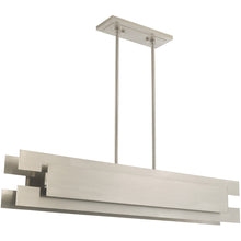Load image into Gallery viewer, Five Light Dimmable Chandelier With Shades - Nickel