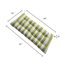 Load image into Gallery viewer, Outdoor Bench Cushions & Weather-Resistant Fabric