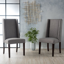 Load image into Gallery viewer, High Back Dining Chair With Wingback Design (Set of 2)
