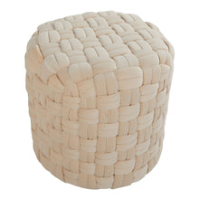 Load image into Gallery viewer, Braided - Versatile Round Ottoman