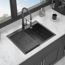 Load image into Gallery viewer, Drop In Kitchen Sink, 16 Gauge Stainless Steel, Topmount