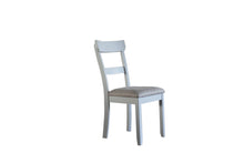 Load image into Gallery viewer, Fabric Upholstered Open Back Dining Side Chairs (Set of 2) - Gray