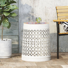 Load image into Gallery viewer, Cranbrook - Side Table With Tile Mosaic Top