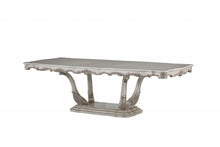 Load image into Gallery viewer, 44" Solid Wood Pedestal Base Dining Table - Off White