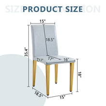 Load image into Gallery viewer, Modern Dining Chairs With Metal Legs