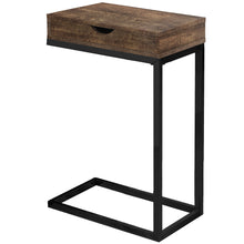 Load image into Gallery viewer, Finish Drawer And Black Metal Accent Table - Brown