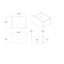 Load image into Gallery viewer, Skye - Marble Dresser - White